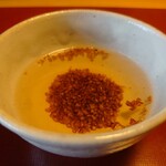 ろあん松田 - 蕎麦茶（玄米茶も戴きましたが、撮れず）
