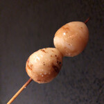 焼き鳥 とりら - 何度も来てますが、うずらはお初かも！しっかり半熟ですよ〜♬