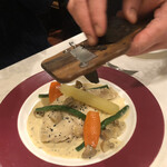 北島亭 - 削ります。