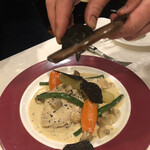 北島亭 - 削ります！