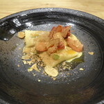 Akizuki - 苺のラビオリみかんソース