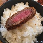 Guriru Fujiken - 岩塩あれば嬉しいんだけど、ココは町の洋食屋。
                        
                        白飯にのっけてカウンターの塩かけてーーー
                        
                        いざ！！！
                        
                        
                        あーーー美味いなぁぁぁ〜〜〜
                        
                        
                        