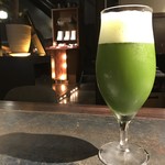 かまだ茶寮 月虹 - 抹茶ビール