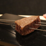 銀座 結絆 - 黒毛和牛フィレ肉の炭火焼