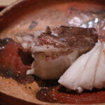 銀座 結絆 - 真鯛の骨蒸し