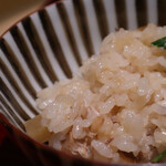 銀座 結絆 - 銅羽釜炊き鰤大根ごはん