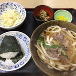 そば処平原 - 肉そば定食