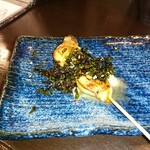 炭火焼鳥 鶏拓 - 焼き牡蠣(串です)