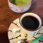 Miyake Kyuu Kounoiketei Omoteya - コーヒーと抹茶