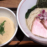 麺と心 7 - あん肝白湯と秋刀魚節のつけ麺（2020年1月限定）