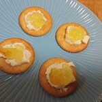 あおぞらショップ - こうやって食べました、、ワインのあてです