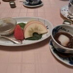 花仙庵 仙仁温泉 岩の湯 - 朝食デザート