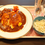 チャンプ亭 - ふわとろオムライス700円