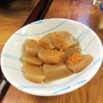 内田屋 西山福之助商店 - サービスのこんにゃく煮