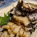 しちふく - あわび刺し、美味くて追加した