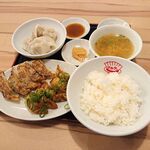 餃子食堂マルケン - 日替り餃子定食（960円）2020年1月