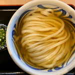 おうどん 瀬戸晴れ - 冷かけうどん中(1.5玉)