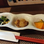 インディ庵 - お通し。