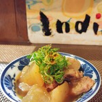 インディ庵 - スジコン小鉢。