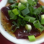 豚足のかどや - 生レバです。これが食べられるのも、あともう数ヶ月…。