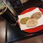 和田乃屋 - 滝の焼餅とアイスコーヒー