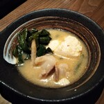 Hakata Kushiyaki Baniku Ryouri Ikkyuu - もつ鍋を頂きます！