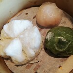 中国飯店 琥珀宮 - ニラの餃子美味しかった！