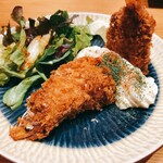 炭火焼・寿司 海鮮つるべ - 丸ごとエビかつ