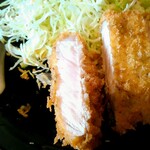 そばかつ慶兆 - とんかつ断面