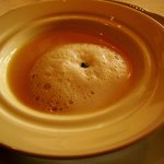 レストラン プランデルブ北鎌倉 - 白いんげんの暖かいスープ