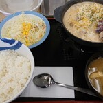 Matsuya - シュクメリル鍋定食。