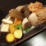 江戸川 - コースの煮物盛り合わせ