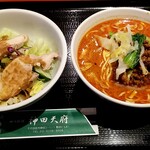 Kanda Tenfu - 棒々鶏サラダ、四川担々麺