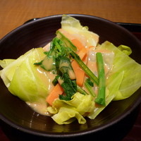 天ぷら ひさご ラシック店 - ランチのサラダ