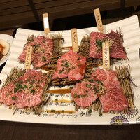 百済 - 2時間飲み放題付全12品『希少部位コース』12品 内（6800円）【令和2年1月21日撮影】