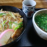 うどん坊 - 料理写真:カツ丼のセット（1023円）