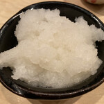 鳥しき - おろし大根
