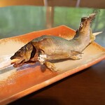 湯元茶屋 - 鮎の塩焼き