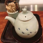 神戸牛 ステーキ割烹 雪月花 炭火焼 - 爪楊枝＋しょうゆ