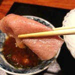 神戸牛 ステーキ割烹 雪月花 炭火焼 - しゃぶしゃぶのアップ