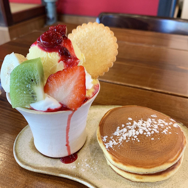 パンケーキ ラボ 和 Pancake Labo和 田井ノ瀬 カフェ 食べログ