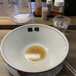 らーめん健心 - 完飲してもうたぁ〜✨✨✨