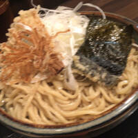 瓦町どら鴨 - 天ぷらは、白髪ねぎ、えのきと海苔