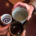 Miyoshiya - 炭酸水はないのでお茶で乾杯♪