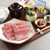 銀座焼肉 Salon de AgingBeef - メニュー写真:極上焼きすきランチ【Speciality yakiniku lunch】