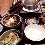 囲炉裏料理わ - お昼のランチ/豚の角煮by蔵尾ポーク(1,200円)