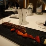 レストラン ラ フィネス - あまおう苺のミルフィーユ