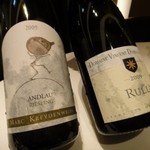 レストラン ラ フィネス - グラスの白