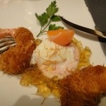 レストラン ラ フィネス - 車海老のカダイフ巻き②