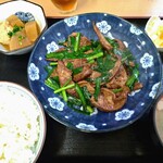 希・お食事喫茶 - レバニラ定食８５０円